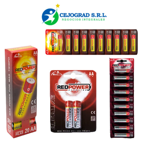 PILAS AA RED POWER